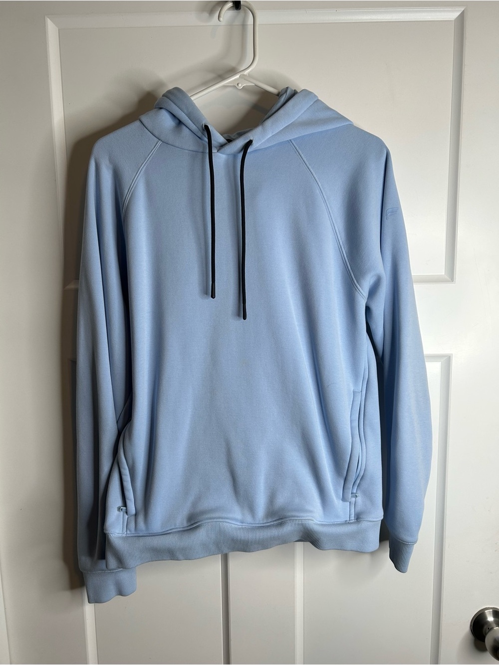 Fabletics Hooded Sweatshirt Womens Size M Pullover Blue Long Sleeve 5027